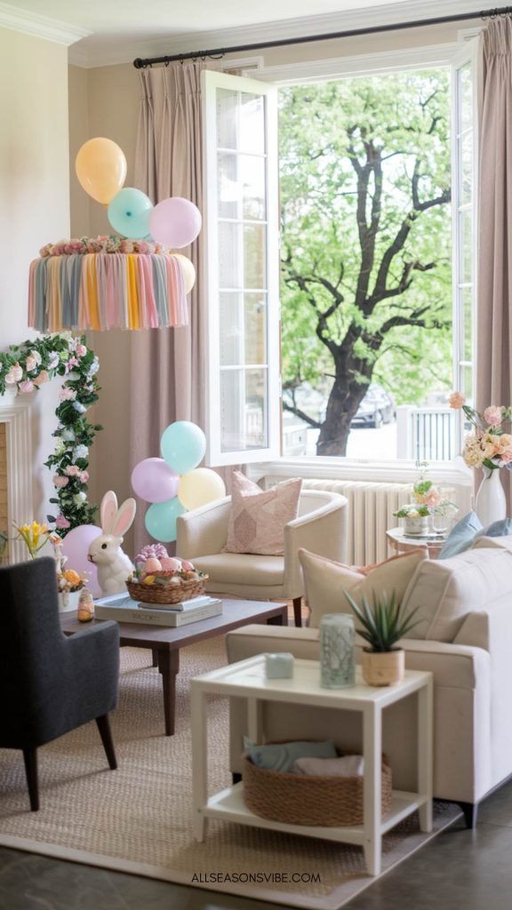 Spring Decorating Ideas for the Home Living Room & Common Areas