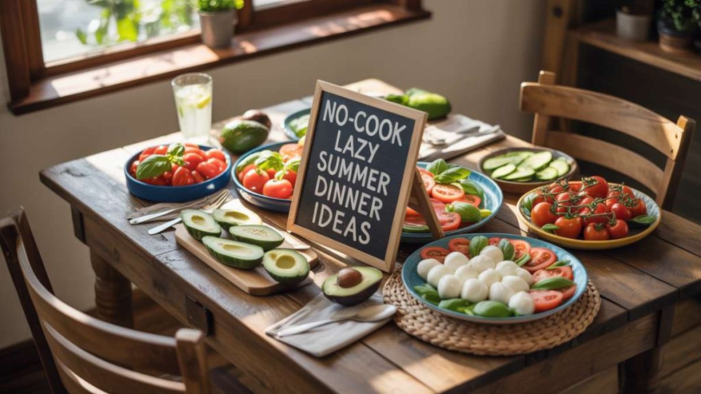 No Cook Lazy Summer Dinner Ideas