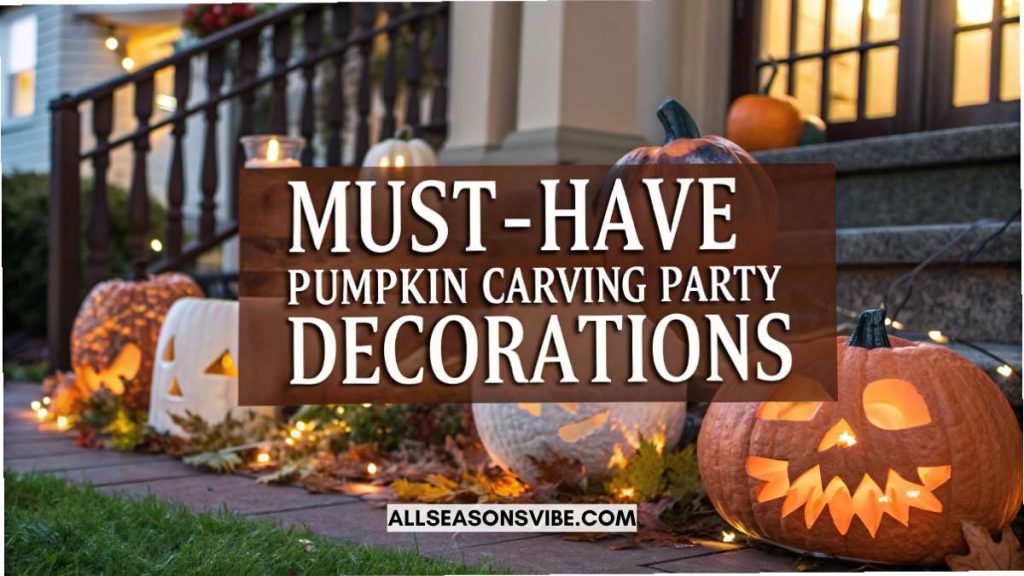 Must Have Pumpkin Carving Party Decorations