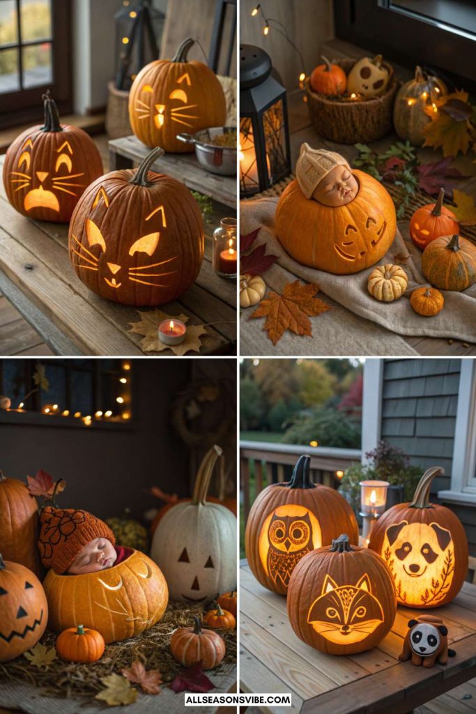 cute and easy pumpkin carving ideas