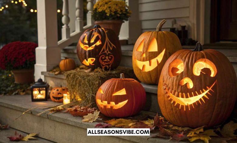 Fun pumpkin carving ideas – creative and spooky Halloween pumpkins carvings 2025