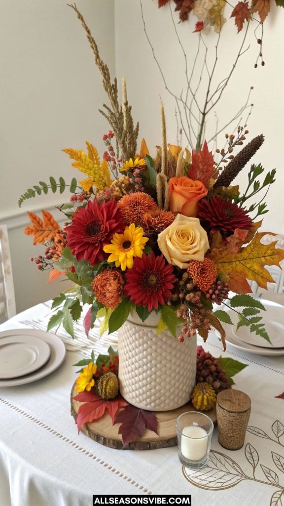 fall flower arrangements centerpieces (1)