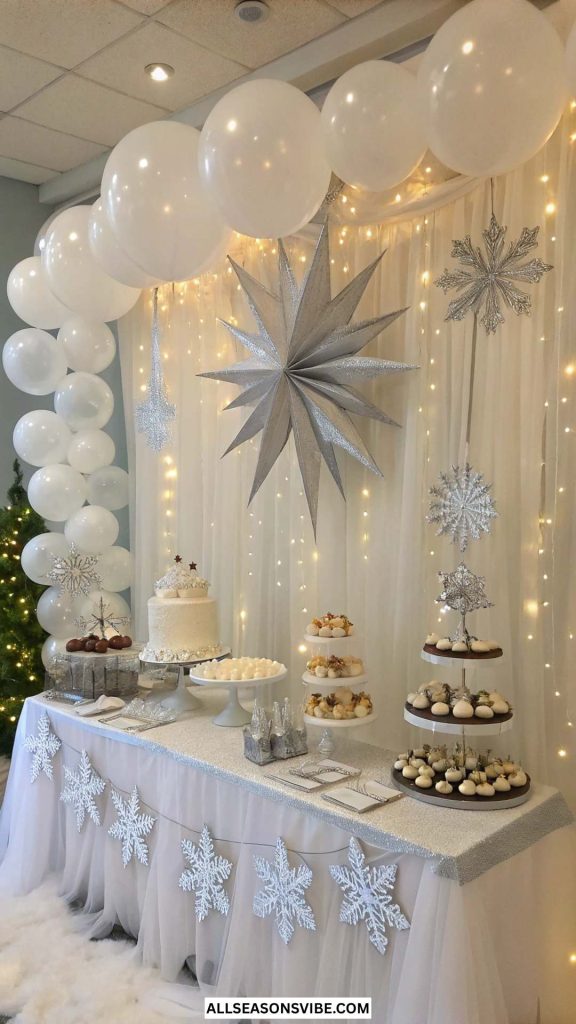 winter themed birthday party