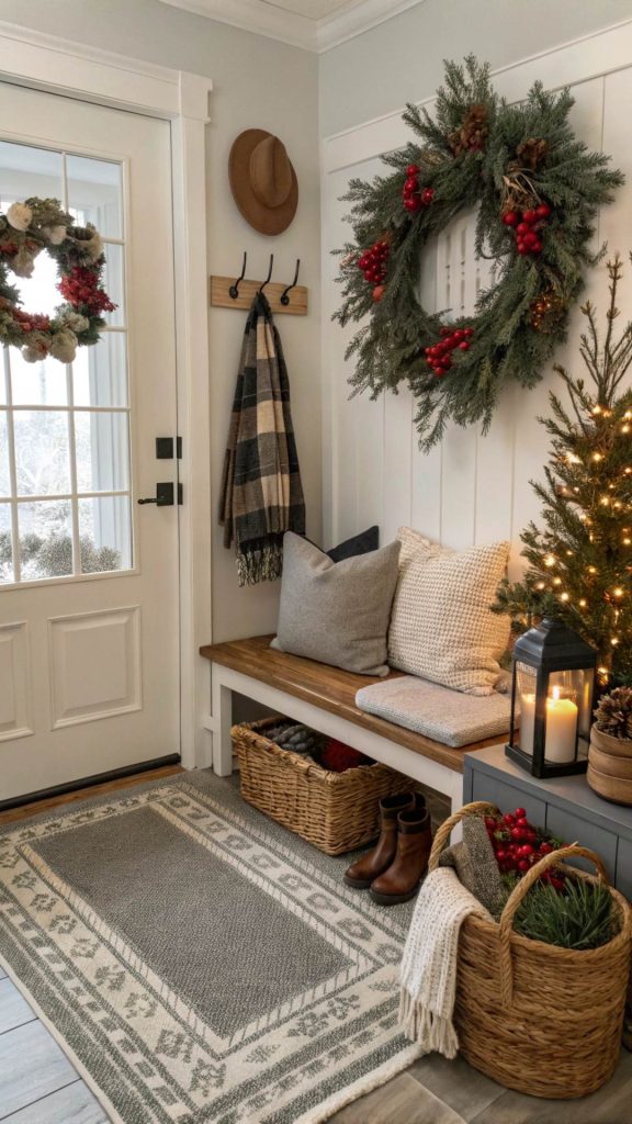 Winter decor for entryways