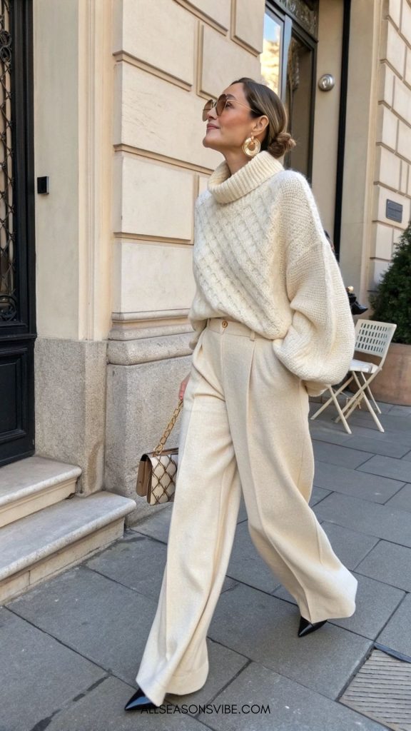 classy and cozy Winter Outfits for Effortless Chic