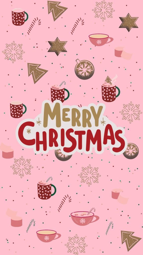 Pink Christmas Wallpaper Backgrounds, Light Pink Christmas Wallpaper, Hot Pink Christmas Wallpaper