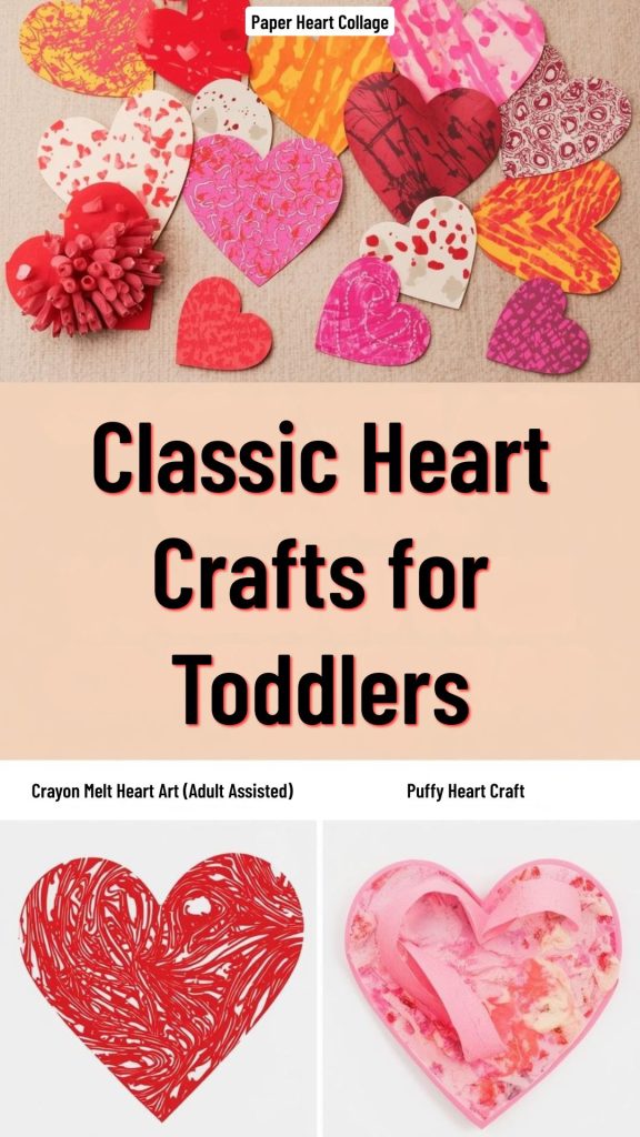 Classic Heart Crafts for Toddlers