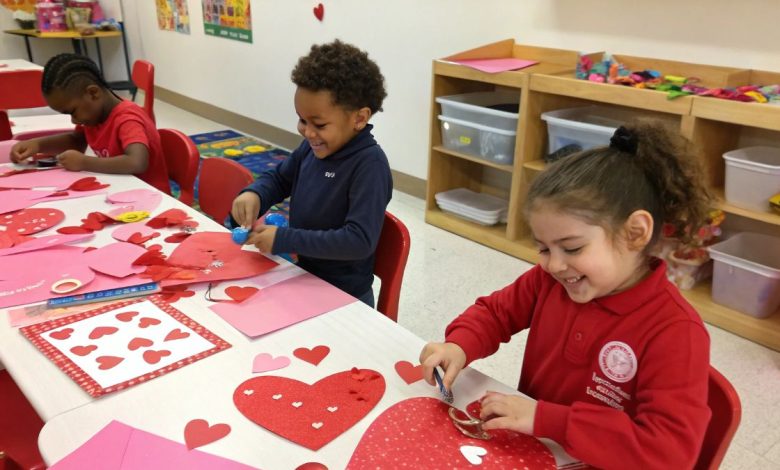 Valentine Crafts For Kids Preschool Easy Heart Art Activity