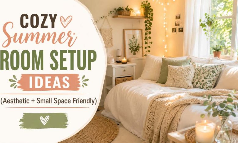 12 Cozy Summer Room Setup Ideas Aesthetic Small Space Friendly