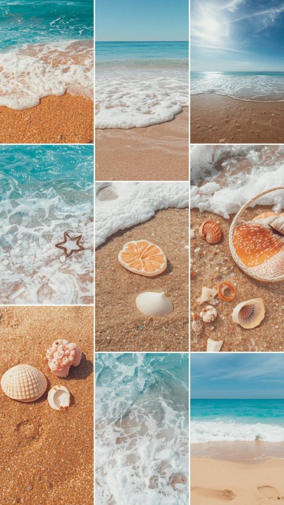 Beach Collage Wallpapers for a Full Summer Story (4)