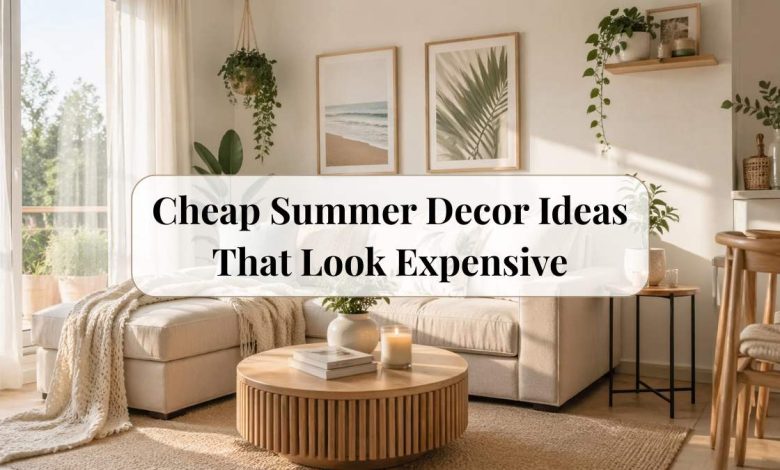 Cheap Summer Decor Ideas That Look Expensive