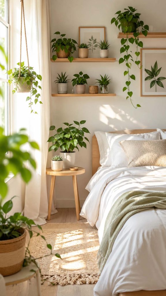 Style with Plants aesthetic summer room setup