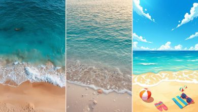 Summer vibes wallpaper aesthetic ideas for iPhone, laptop, and iPad in pink, blue, beach, and vintage styles