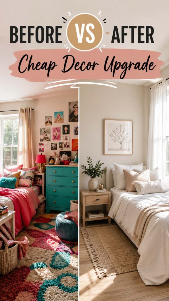 clean neutral aesthetic room bright summer lighting