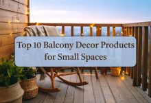 Top 10 Balcony Decor Products for Small Spaces