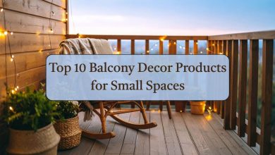 Top 10 Balcony Decor Products for Small Spaces