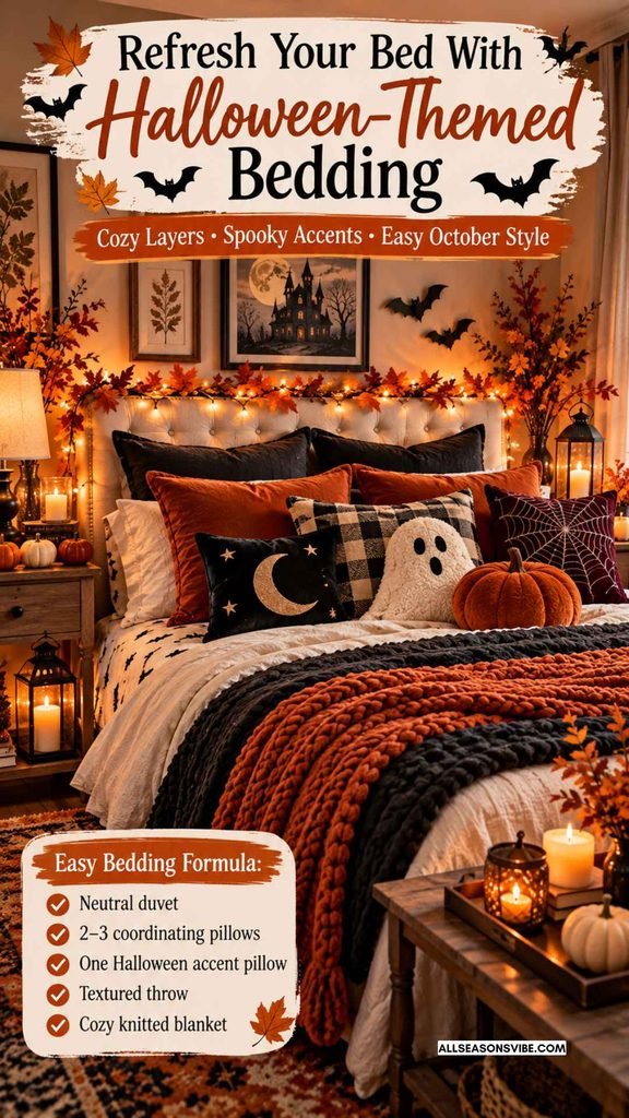 Refresh Your Bed With Halloween Themed Bedding