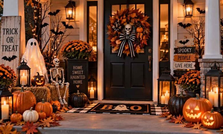 halloween porch decorating ideas that make a great first impression,