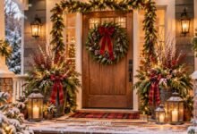 15 Christmas Front Porch Ideas for a Warm Welcoming Home
