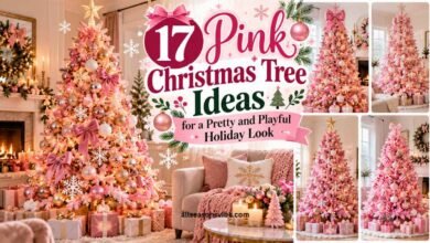 17 pink christmas tree Ideas for a pretty and playful holiday look