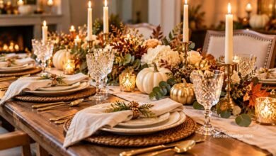 21 elegant thanksgiving tablescapes for a sophisticated holiday dinner