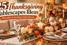25 thanksgiving tablescapes ideas