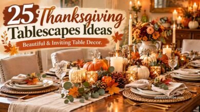25 thanksgiving tablescapes ideas