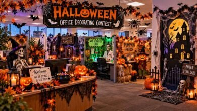 halloween office decorating contest
