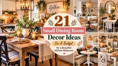 small dining room decor ideas on A budget for a beautiful kitchen makeover
