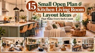 small open plan kitchen living room layout ideas that make every inch count